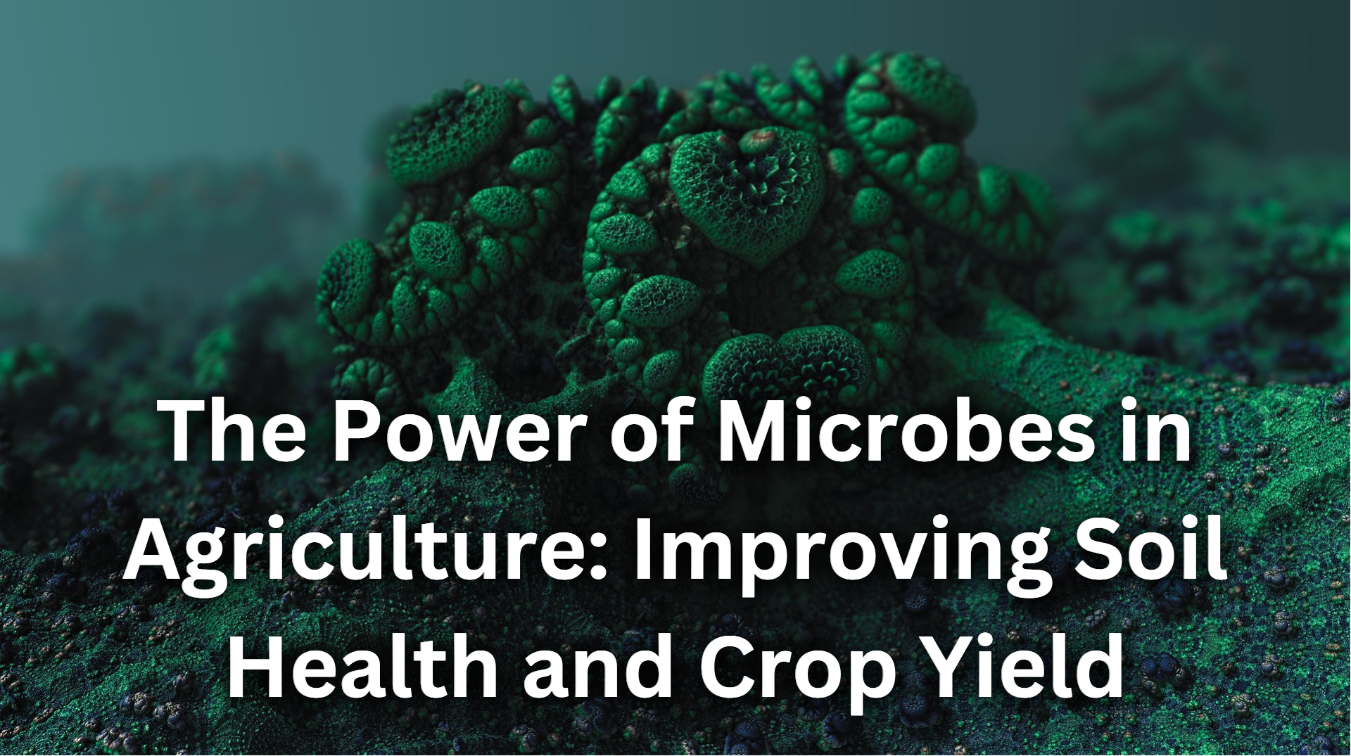 The Role of Microbes in Agriculture: How Microorganisms Can Improve Soil Health and Crop Yield