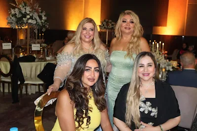 نجوم الفن والمجتمع يزينون حفل زفاف ابنة فطيمة شريف