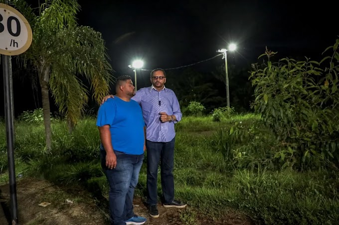 Vereador Macário Barros visita espaço de lazer na Vila Dnit