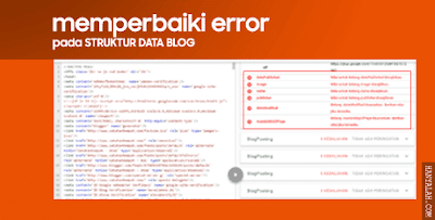 Cara Memperbaiki Error Pada Struktur Data Blog 
