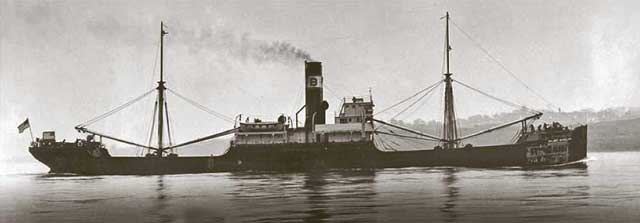 SS Major Wheeler, sunk on 6 February 1942, worldwartwo.filminspector.com