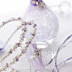 White and lavender wedding theme set A1236