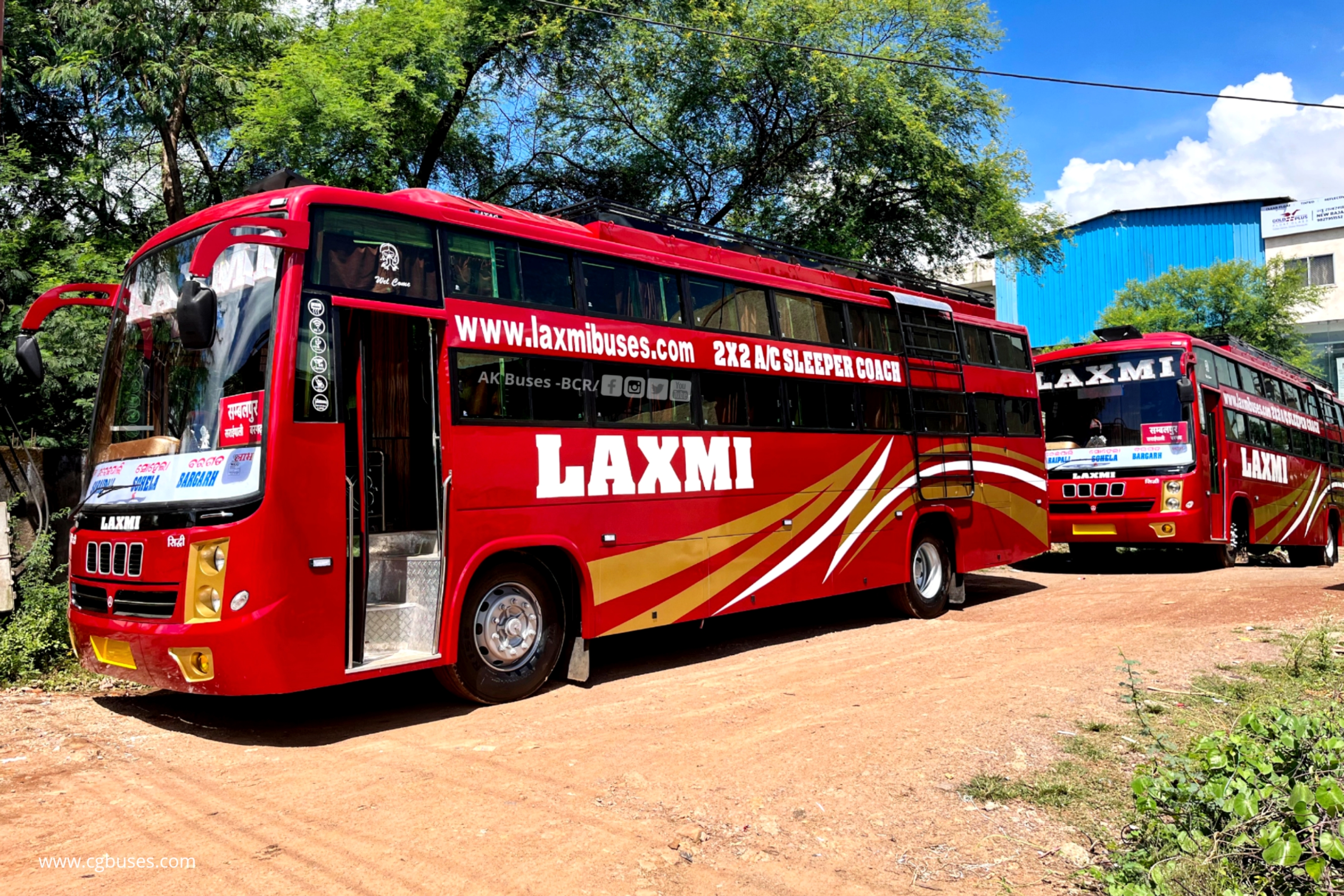 Laxmi Travels Raipur To Sambalpur Bus Image