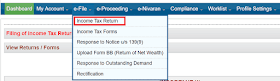Income Tax Return (ITR) online