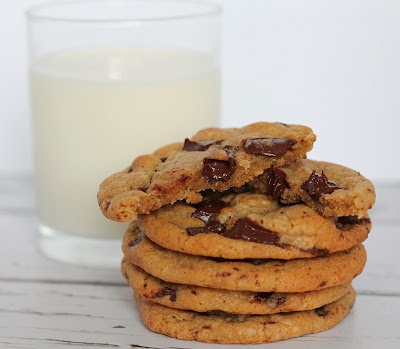 Speculoos, banana and chocolate chunk cookies