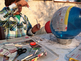 Papier mâché activité pour enfants