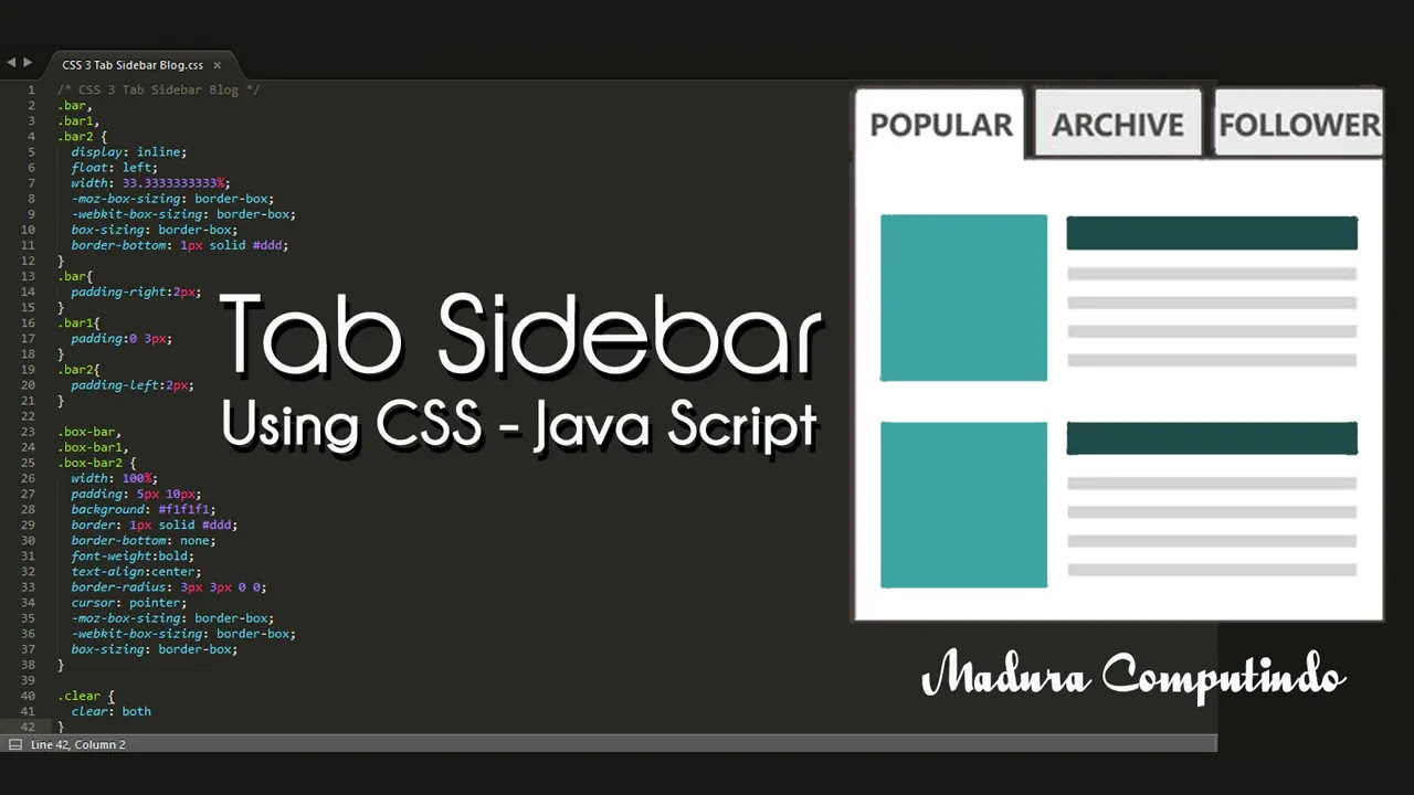 Cara Membuat Tabber di Sidebar Blog