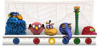 Jim Henson Google Doodle, logo google lucu, doodle muppets picture