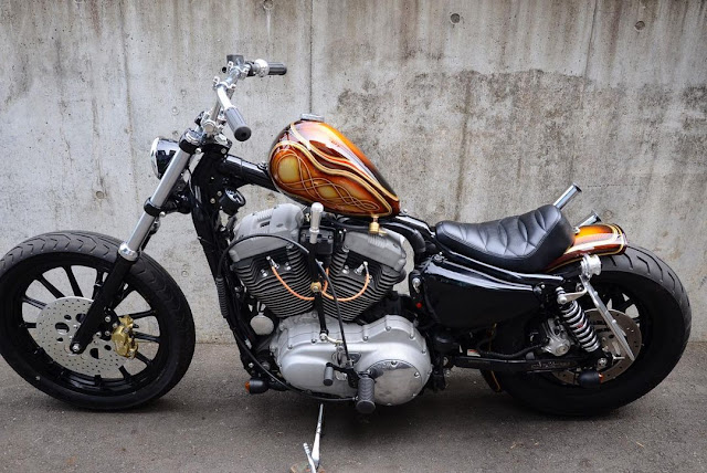 Harley Davidson By Flakes Motorcycle Hell Kustom