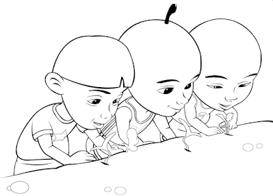 Upin Ipin Coloring Book