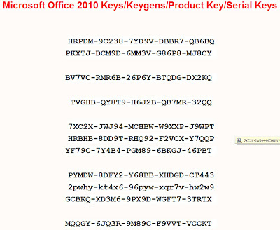 Office 2010 With Serial Key - zip-ing72's blog