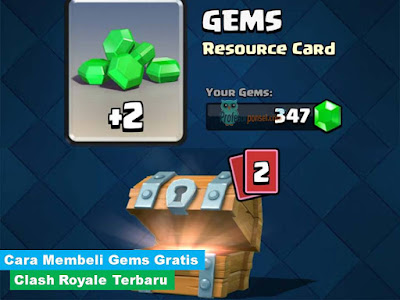 Cara Membeli Gems Gratis Clash Royal Terbaru