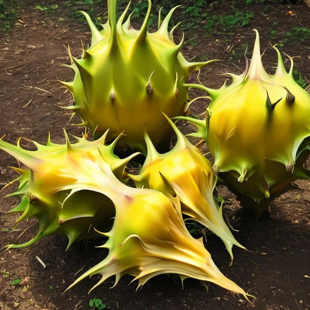 A sun-kissed treasure: Yellow dragon fruit's golden skin hides a white-fleshed gem