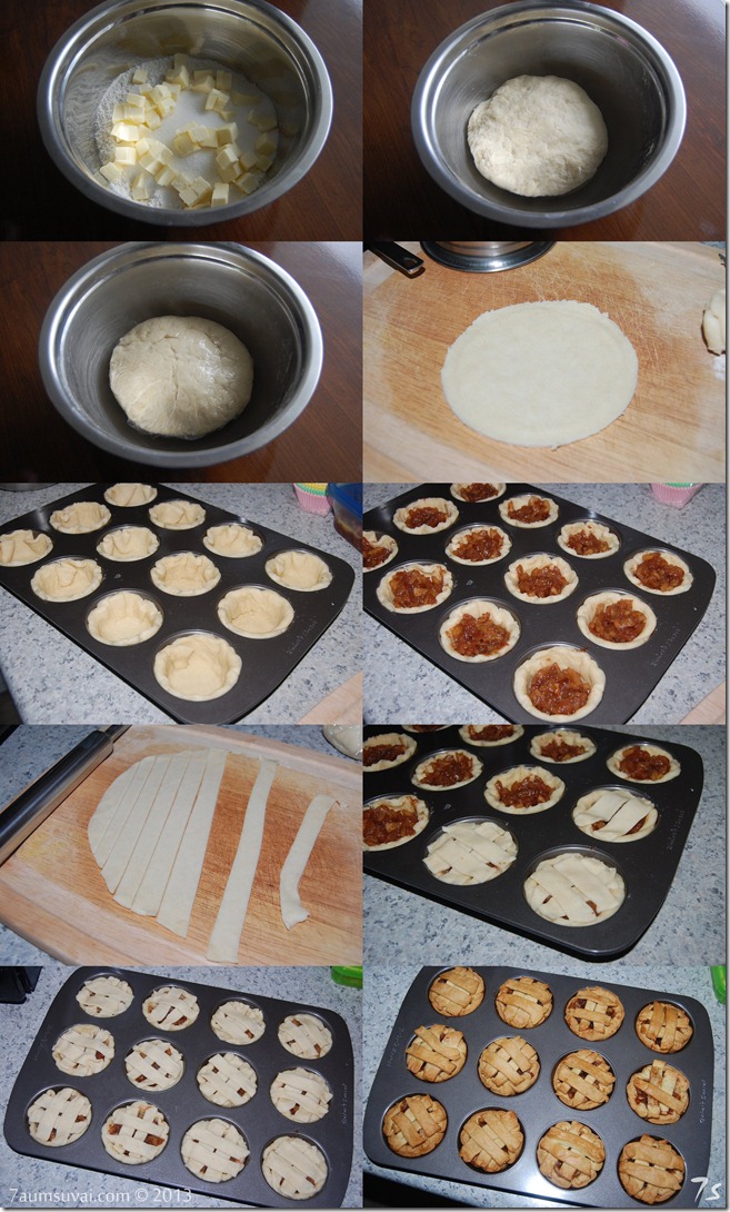 Apple tart process