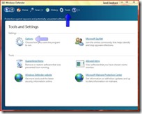 Windows Defender Options