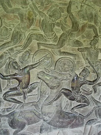 Scene from Mahabarata, Angkor Wat