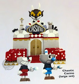 UK Toy Fair 2019 McFarlane Toys Cuphead Video Game Construction Sets