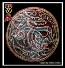 dragon eye celtic tattoo temporary