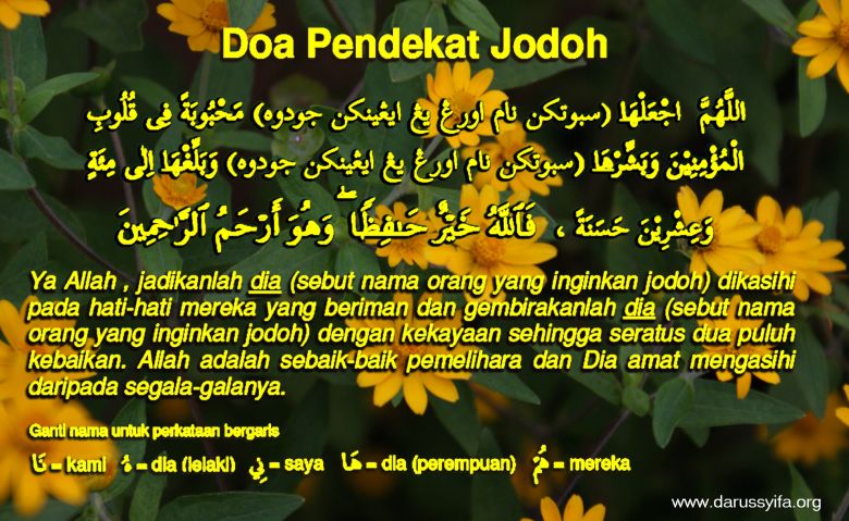 Cara dekatkan jodoh  mencari cinta Arnamee blogspot