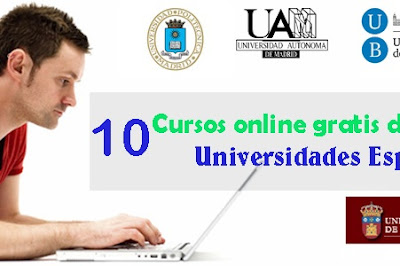 Cursos online gratis dictados por Universidades Españolas
