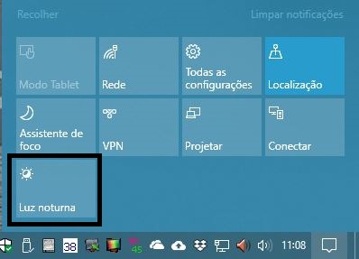 windows10-central-de-acoes-ativar-luz-noturna