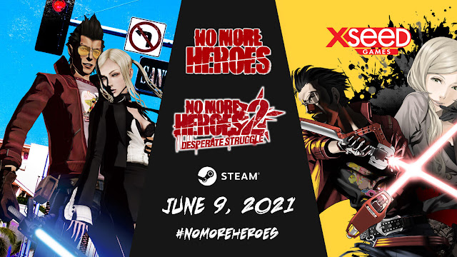 no more heroes 1 and 2 remastered action-adventure hack and slash game pc steam release date june 9