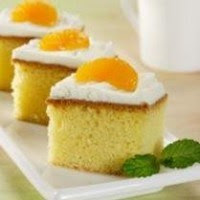 Orange Cream Vanilla Cake