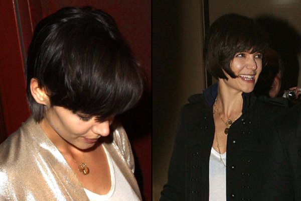 katie holmes short haircut photos. hairstyle, Katie Holmes