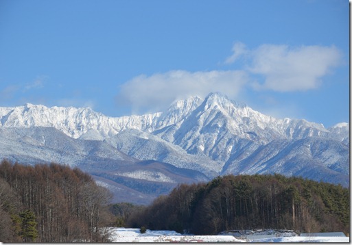 横岳、赤岳、阿弥陀岳