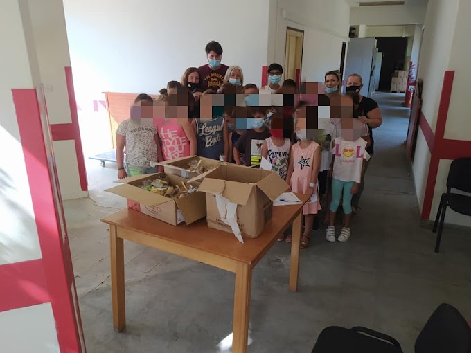 Δημόσιες ευχαριστίες για τα παιδιά του ΚΔΑΠ Δίαυλος από το κοινωνικό παντοπωλείο Ηγουμενίτσας