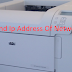 How To Find Ip Address Of Network Printer