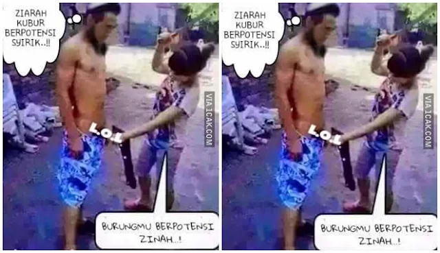  5 Gambar Meme Lucu  Kelakuan Para Suami Nakal Namun Takut Istri 