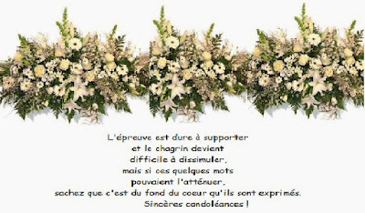 message condoléances sms