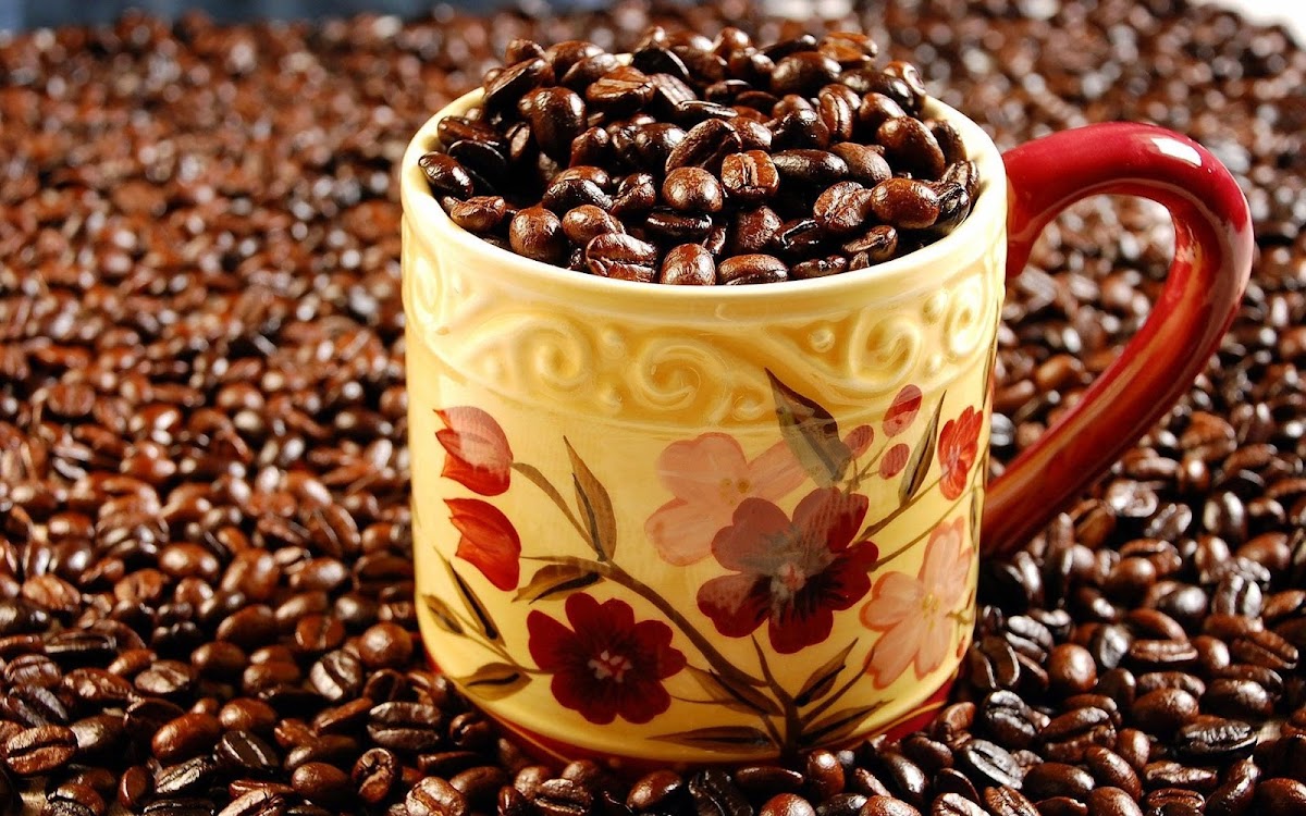 Coffee Beans Widescreen HD Wallpaper 10