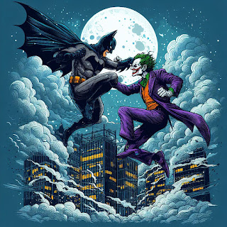 Fiaba ispirata a Gotham City: Batman vs Joker