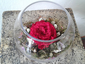 Centros de Mesa con Rosas Preservadas Arreglos Decoración Manualidades