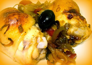 Pollo a la mediterránea