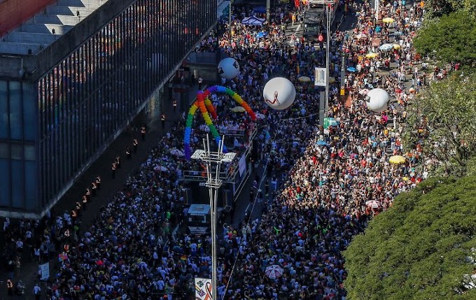 Mundo// Multitudinaria marcha LGBT en Sao Paulo se une contra Bolsonaro