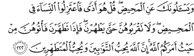 Surat Al-Baqarah Ayat 222