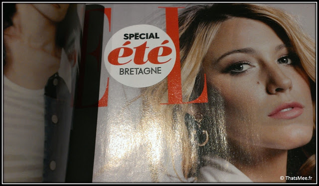 Renens edition magazine Elle spéciale Bretagne couverture Gossip Girl Serena