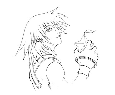 #1 Riku Coloring Page