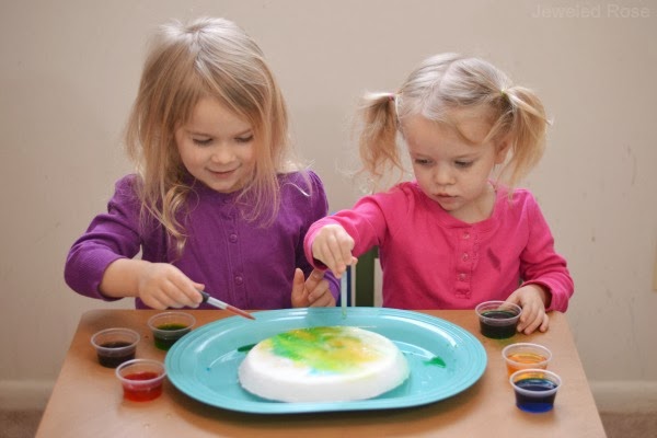 How to Make an Ice VOLCANO- fun Science kids love!