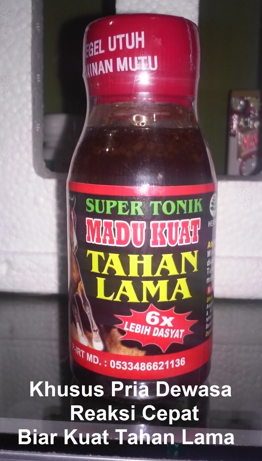 Cara alami agar  pria kuat tahan  lama  dg madu super tonik 