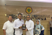 Wakil Wali Kota Tanjungbalai Bahas Pengembangan Sektor Pertanian dan Penguatan Ketahanan Pangan saat Pertemuan Bersama Wamentan