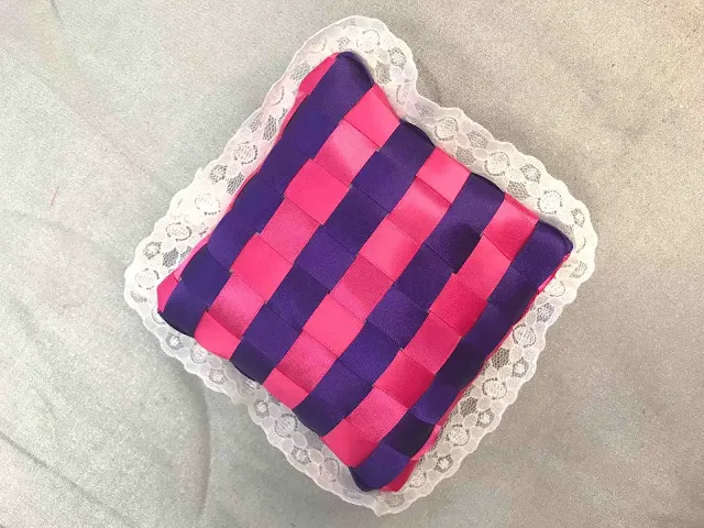 Ribbon Weaved Lavender Sachets