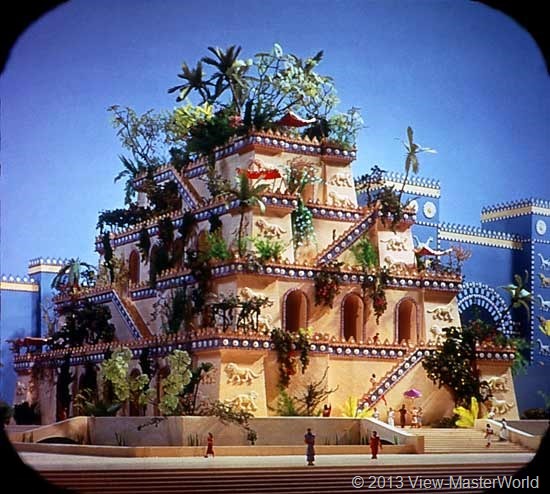 View-Master The Seven Wonders of the World (B901), Scene 4: Hanging Gardens of Babylon