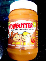 The misleading label claims that it tastes like peanut butter! (At least it clearly states "toasted soy butter" though...