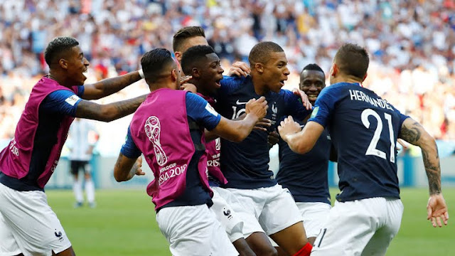  نتيجة مباراة فرنسا والأرجنتين دور ال 16 كأس العالم روسيا 2018 وصعود فرنسا لربع النهائي 