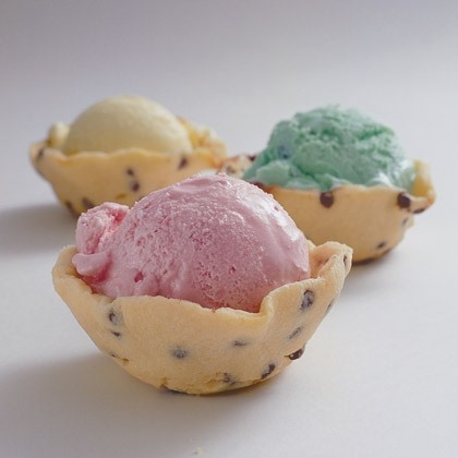 Ice-cream Cookie Cups Recipe