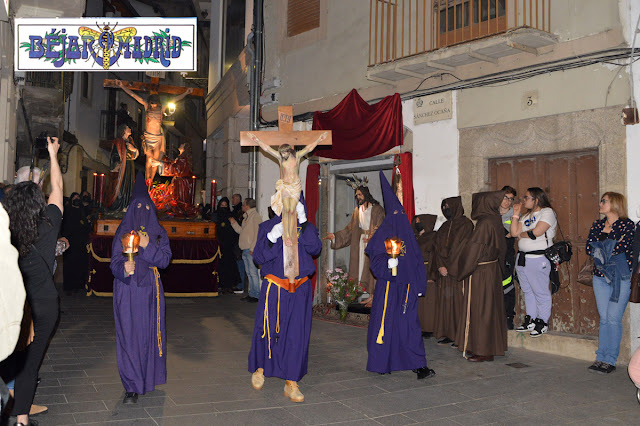 SEMANA SANTA BÉJAR | Un Viernes Santo en recuerdo de las víctimas del COVID y de la guerra de Ucrania - 16 de abril de 2022